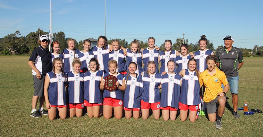 Undefeated AFL champions at St Mary’s  IMAGE