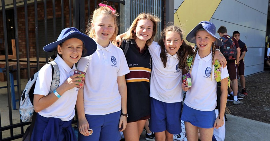Year 6 students get a taste of high school at St Pius X IMAGE