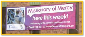 Missionary of Mercy banner