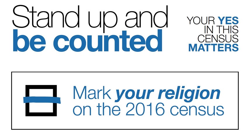 Mark your religion on the 2016 Census IMAGE