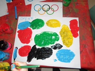 Rio Olympics painting