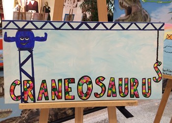 'CraneOsaurus' wins St Joseph's a close second IMAGE