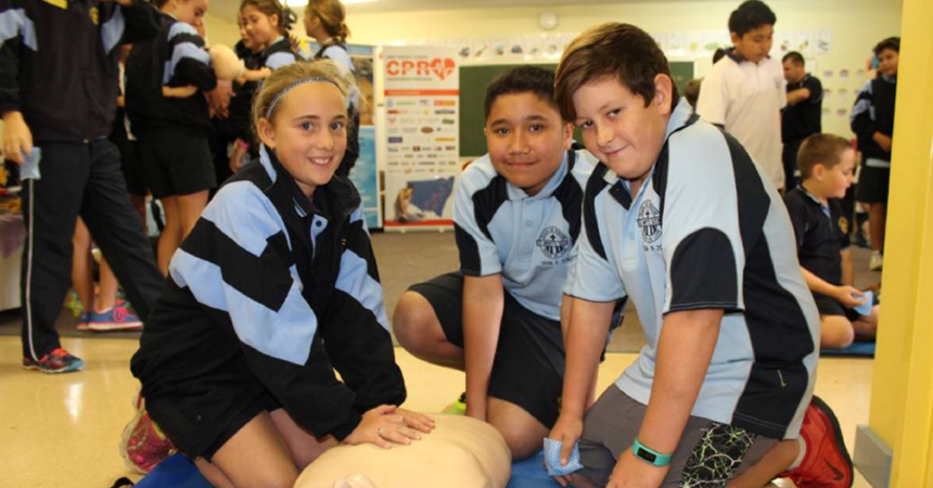 St Mary's students learn lifesaving skills as part of statewide initiative IMAGE