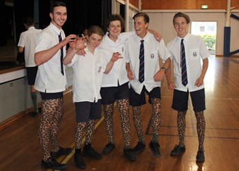 St Paul’s students take their socks off for solidarity  IMAGE