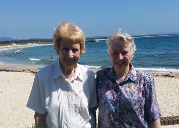 Sisters give and receive joy in Forster Tuncurry IMAGE