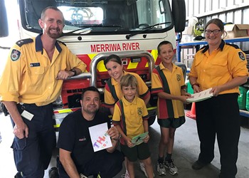 Firefighters' lunch box surprise IMAGE