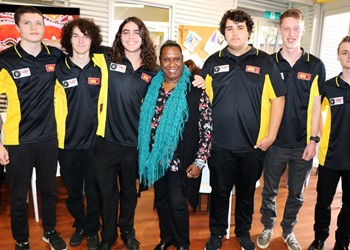 Gail Mabo visits St Francis Xavier's College IMAGE