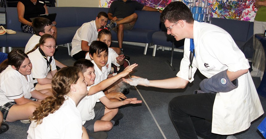 Science show at St Dominic's Centre IMAGE