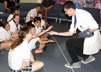 Science show at St Dominic's Centre IMAGE
