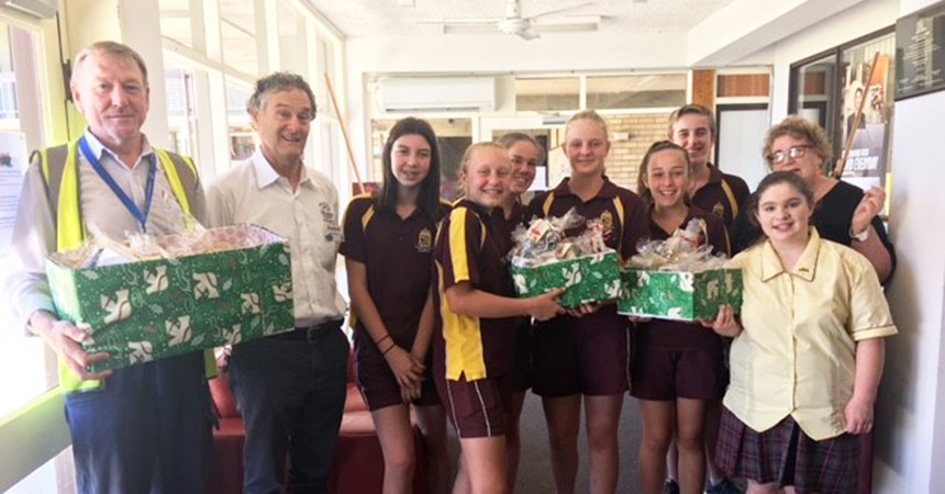 St Pius X Adamstown support charities in need IMAGE