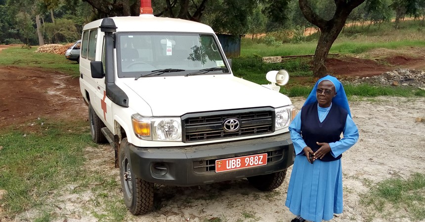 New ambulance the most vital delivery yet for Uganda maternity hospital IMAGE