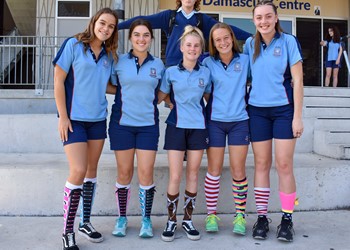 St Paul’s Booragul sock it to poverty IMAGE