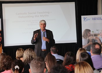 Catholic social teaching: debunking the myths at CatholicCare's staff conference IMAGE