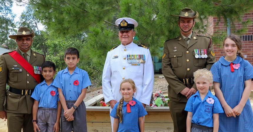 ANZAC Day Commemorations at Our Lady of Victories Shortland IMAGE