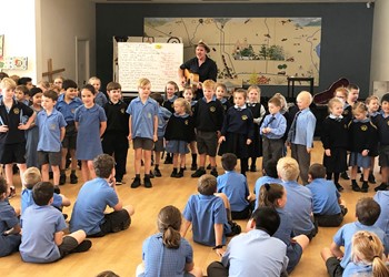 Musical star visits St Mary’s Scone IMAGE