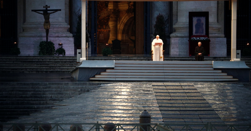 LITURGY MATTERS: Pope Francis COVID-19 Blessing IMAGE