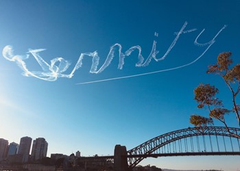 Eternity above Sydney Harbour IMAGE
