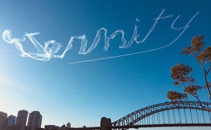 Eternity above Sydney Harbour IMAGE