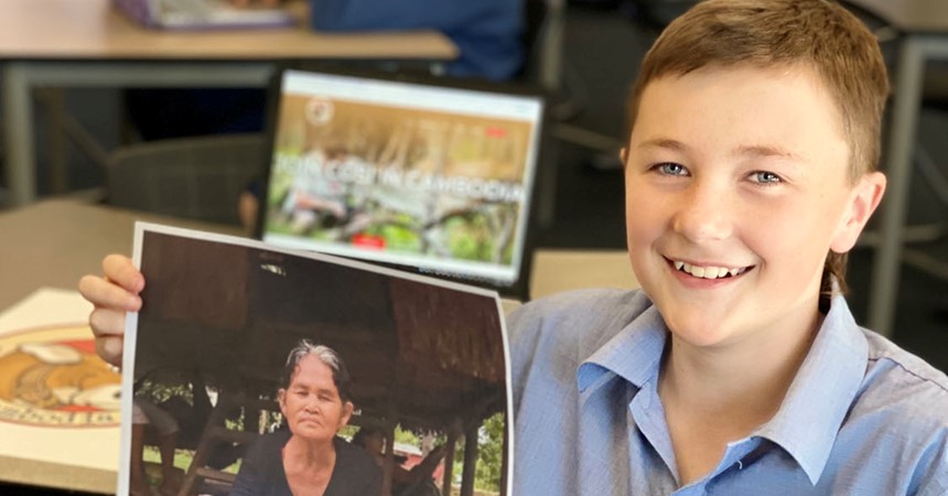 Lochinvar students bag a charitable chance IMAGE