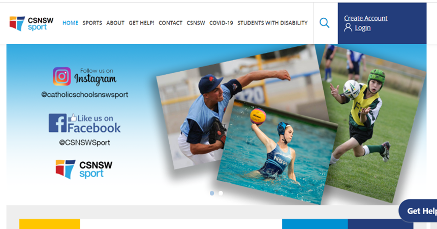 CSNSW Sports Website IMAGE
