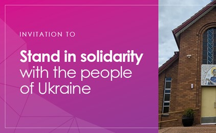 Invitation to stand in solidarity with Ukraine IMAGE