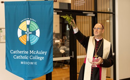 Image:Official opening and blessing of Catherine McAuley Catholic College