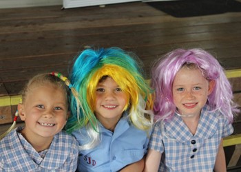Crazy hair day - coins for Cambodia IMAGE